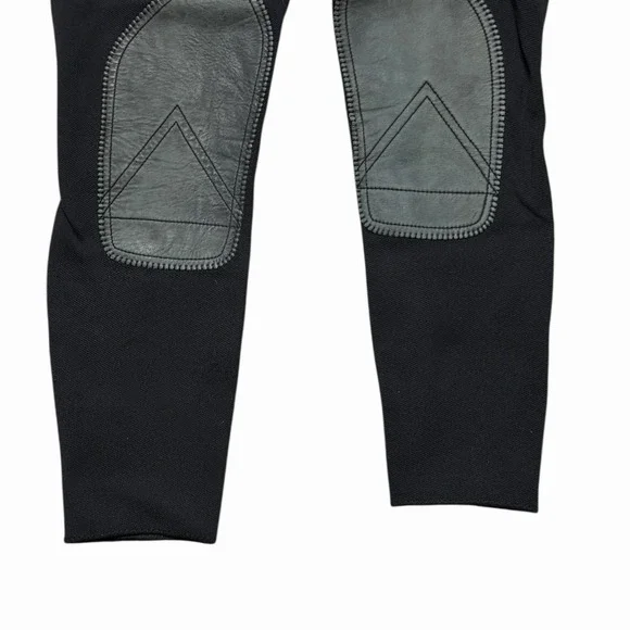 Pikeur Breeches Women's‎ 34 Black With Gray Knee Patch Equestrian Riding Pants - Picture 2 of 12